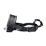 Bozal de piel de alta calidad y tejido de nailon que hace que sea transpirable y cómodo para tu perro.