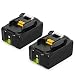 Produktbild DheTech 18V 5,5Ah Lithium Akku Ersatz Akku für Makita BL1860 BL1860B BL1850 BL1840 BL1830 BL1890 194205-3 194309-1 LXT400 Werkzeugakkus(2 Stück)