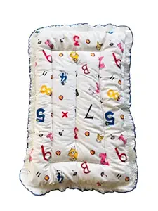XEAMUSY New Born Baby Lacy Cotton Baby Bed, Godari, Cradle Bed, Godali, Crib Sheet, Bedding Set, Godadi, Baby Bed, Baby Mattress, Sleeping Bad, Kids Bed, Cradle Bed ( Pack of 1)-( Multicolor )