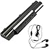 Produktbild amsahr U772-03 Ersatz Batterie für Fujitsu S761, P770, P771, P772, U772, U772/E - Umfassen Stereo Ohrhörer schwarz