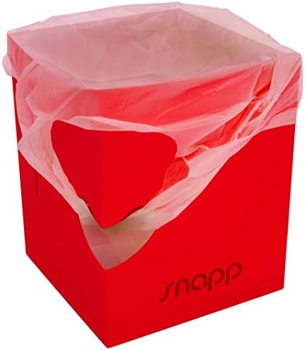 Snappy Bin The Portable Folding Bin (Red)
