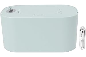 WUSDAYER Baby Wipe Warmer,Wet Wipe Warmer,Constant Temperature Portable Wipe Heater Temperature Adjustment Warm Keeper Dispenser (Green)