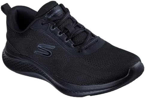 Skechers Skech-Lite PRO 2.0 Everyday Pace Sneaker da Donna, Bordo in Rete Nera., 37 EU