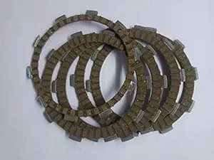 YASH Clutch Plate for (Bajaj Pulsar UG-4) Set of 5