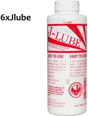 6x J-Lube Gleitmittel, Gleitgel 6x 284 g, JLUBE, Fistgel, Fisting ANGEBOT Original