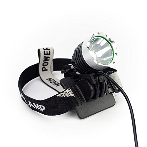 Jasonwell 2 IN 1 Cree XM-L2 LED Fahrradlicht,1800 Lm Ultra Hellen Wiederaufladbare Mountain Bike Fahrrad-Stirnlampe Kopflampe Taschenlampe und gratis Rücklicht – WASSERFEST & einfach zu montieren - 2
