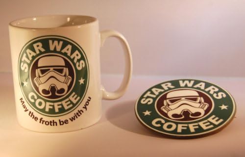 Star Wars/ Starbucks Parody Mug and Coaster Set by Top Banana