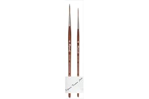 RAPHAEL ESPACE BEAUX ARTS Pinceau Traceurs Raphael Série 8514 MARTRE Imitation Sable, Set 2 pcs 2,4 (Raphael France)