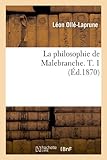 Image de La philosophie de Malebranche. T. 1 (Éd.1870)