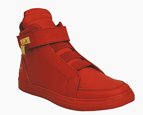 West Code Shoes for Men's Synthetic Leather Casual Shoes and Sneaker Shoes Lock-Red Shoes