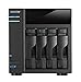 Produktbild Asustor AS-204TE 4-Bay NAS System (Intel Atom 1.2 GHz Dual-Core, 1 GB RAM, Gigabit-LAN, USB 3.0, USB 2.0, HDMI 1.4a, HotSwap, Raid 0, 1, 5, 6, 10) schwarz