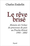 Le Rêve brisé : Histoire de l'échec du processus de paix au Proche-Orient (1995-2002)
