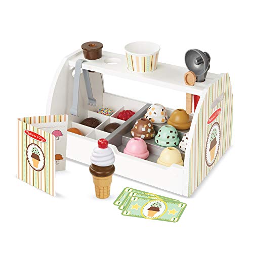 Melissa & Doug Eisdielentheke aus Holz (28 Teile)