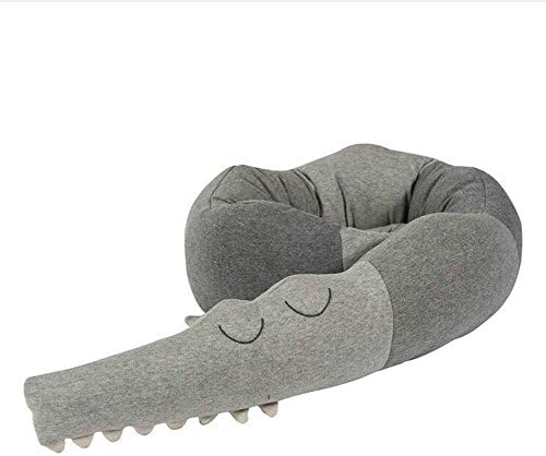 Cot Bumper Pads Bedding Set Crocodile Shape Design Cushion Pillow crocodile bed side-rails belt crib fence Comfort Stuffed Child Room Decor Toy Birthday Gift Pillow