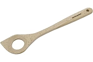 Fackelmann 31044 Cucchiaio Risotto, Cucchiaio in legno, Cucchiaio da cucina, Cucchiaio in legno, Utensile in legno, Utensile da cucina, Legno FSC, 30 x 6,2 cm