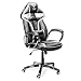 Produktbild Diablo X-Gamer Gaming Stuhl, Racer, Bürostuhl, Drehstuhl mit Armlehnen, Chefsessel, Sportsitz, Bezug aus Kunstleder, Farbwahl (schwarz-weiß)