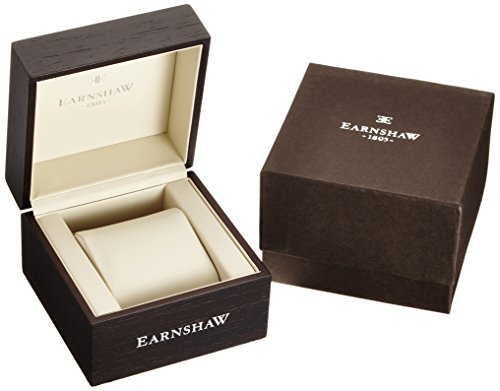 Thomas Earnshaw Beagle Men's Automatic Watch with Black Dial Analogue Display with Black Leather Strap ES-0028-01