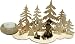 Produktbild Holz Bastelset 3-D - Kerzenhalter - " Wald " - Bausatz - komplett ausgesägt natur Weihnachten / zum selber basteln - Echt Erzgebirge - hergestellt in Deutschland - Deko für Weihnachten / Kinder + Erwachsene - Komplettset