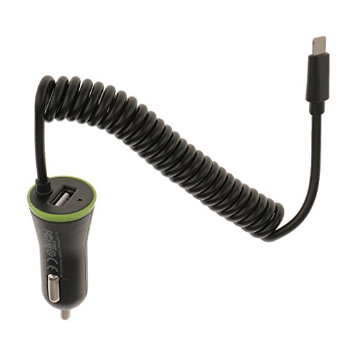 MagiDeal 5v 2.1A USB-Anschluss Spiralkabel Auto Schnell Stromladeadapter Für IPhone 6 5s - 2