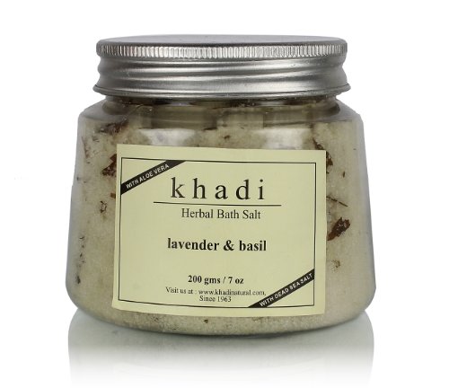 Lavender & Basil Herbal Bath Salt (Lavender and Basil, 7 oz)
