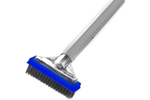 Pratvider Cepillo metálico para Piscinas Cepillo de Alambre para Esquinas de Algas de Piscina de 5.0 in,Cabezal de Cepillo de natación para Limpiar Paredes y Esquinas de Piscinas enterradas