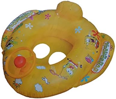 Car Baby Inflatable PVC Swimming Seat Ring Boat Ride Kids Swimming Pool Swim Float Ring Seat Children Swim Aids Water Sports Safety Seat Ring Lifebuoy