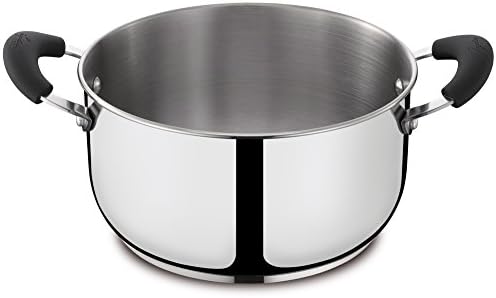 Lagostina Gioiosa Casseruola Fonda con 2 Maniglie, Acciaio Inox 18/10, Diametro Ø 18 cm, 2.3 Litri, Pentola Induzione, Gas e Forno fino a 250 °C, Finitura Lucida Esterna e Satinata Interna