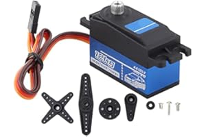 YOSOO HEALTH GEAR Digital Servo, 1:10 Remote Control Drift SPT4412LV 12KG Digital Servo High Servo Motor for 1/10 RC Models Large Metal Gear for RV