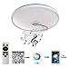 Produktbild Natsen Bluetooth Deckenleuchte Lautsprecher Lampe mit Ferbedienung und App 3 Farbe auswählbar 36W Weiss