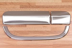 MCPERFORMANCE Abridor de maletero cromado Vito Viano W639 Maneta Tirador cromo Manija Acero inoxidable