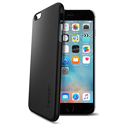 Spigen SGP11638 - Funda para iPhone 6 Plus   6S Plus  Negro