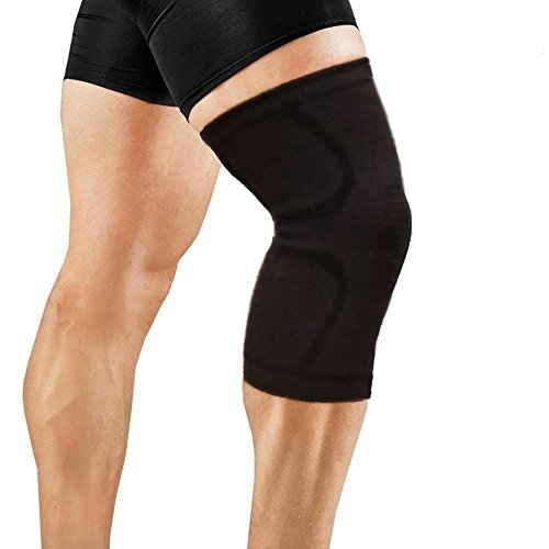 OrthoCare S.Fitness - Rodillera Soporte y compresión para vida diaria y deporte. Perfecta para correr, Crossfit, Halterofilia, Esquí y toda clase de deportes. UNISEX. (M)