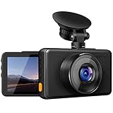 APEMAN Dashcam 1080P Full HD DVR Autokamera 3 Zoll LCD-Bildschirm 170 ° Weitwinkel, G-Sensor, WDR, Parkmonitor, Loop-Aufnahme, Bewegungserkennung,Nachtsicht