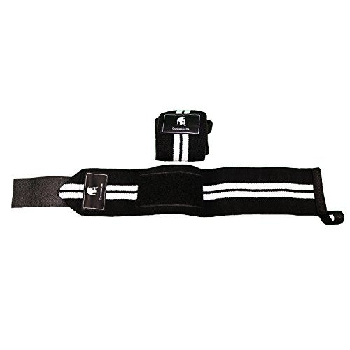 GANNIKUS® Handgelenkbandagen / sicher und schonend MEHR DRÜCKEN / optimiere deine Leistung beim Bankdrücke, Schulterdrücken uvm. / geeignet für ALLE Kraftsportarten - 4