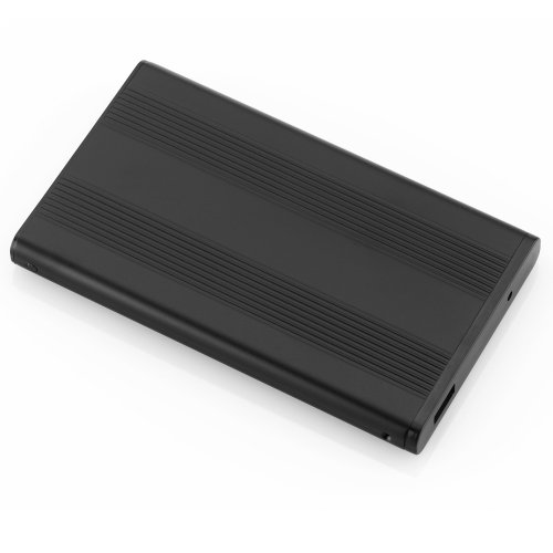 deleyCON USB 3.0 Gehäuse extern Schwarz 2,5 zoll USB 3.0 - 2