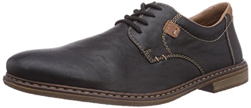 Rieker Mens 13403 Derby Black Schwarz (schwarz/mogano / 00) Size: 10