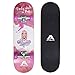Apollo Kinderskateboard Skaterprincess, kleines Skateboard für Kinder, 71 cm lang