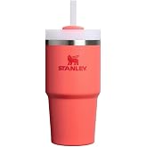 Stanley Quencher Pipetli Termos Bardak, Mercan (Hot Coral), 0.60 Litre