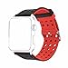 Produktbild Für Apple Watch Armband Silikon Riemen 38 MM echt Silikon Apple Watch Ersatz Armband mit sicheren Metall Schnalle für Apple Watch Serie 3 Serie 2 Serie 1 Sport und Edition