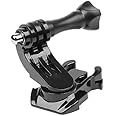 SEVAM 360 Degree Rotatable J-Hook Buckle Base Vertical Surface Mount Adapter Compatible with Gopro Hero 12/11/10/9/8/7/6/5, Yi, SJCAM & Other Action Cameras