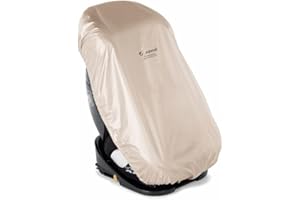 JANE Jané Housse de Siège Auto Anti-UV Universelle pour Groupes 0 1 2 3, Multi Taille iSize, Beige