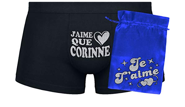 Herr Plavkin Boxers Pour Hommes J Aime Que Corinne Cadeau D Anniversaire Drole Amazon Fr Vetements Et Accessoires