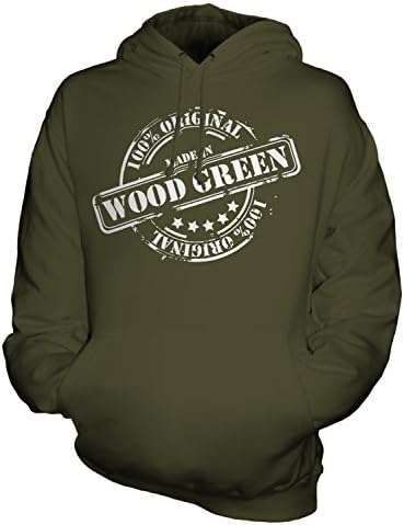 Made In Wood Green - Unisex Hoodie - Mens/Womens/Ladies, Size 2X-Large, Colou...