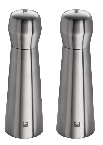Zwilling 39500-015-0 Salz- und Pfeffermühle Set, 2-teilig, Edelstahl