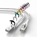 Produktbild AIXONTEC® 12m SMARTClick Cat 6A Netzwerkkabel Weiß Ethernet LAN RJ45 Stecker Patchkabel SFTP 10 Gigabit Lan kabel cat 6a kompatibel zu CAT.5 CAT.6 CAT 6a-Kabel-Kat-Kabel-CAT powerlan kabel