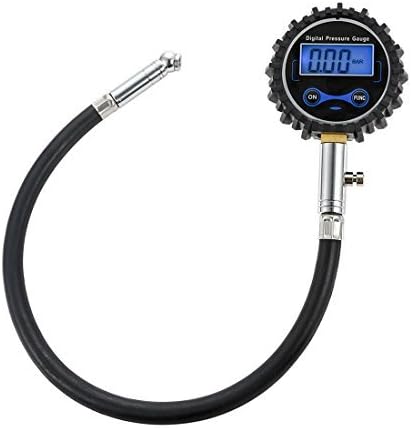 YUMSEEN High Accuracy Digital Tire Pressure Gauge &amp; Case (0~150 PSI),Lighted Led Lcd Display,Best For Car &amp; Motorcycle