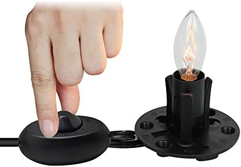 WBM Himalayan Glow Light Original Replacement Dimmer and Base Assembly, 25 W, Electric Cord