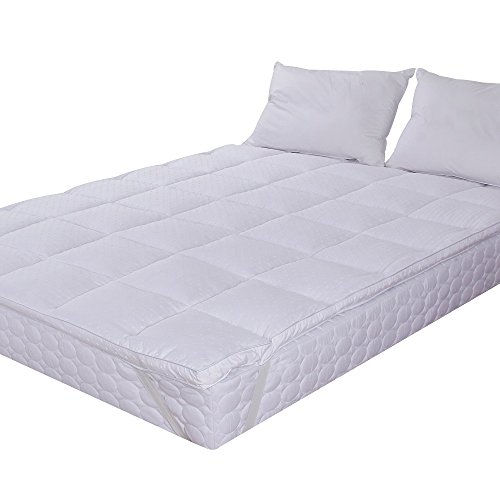 Bedecor Matratzenauflage Weiche, Microfaser-Polyester-Matratzen-Auflage, Weichen Anti-Milben, auch für Boxspring- und Wasserbetten geeignet – 100×200 cm - 6