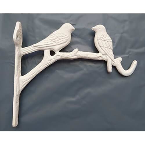 Amazon.co.uk white hanging basket brackets