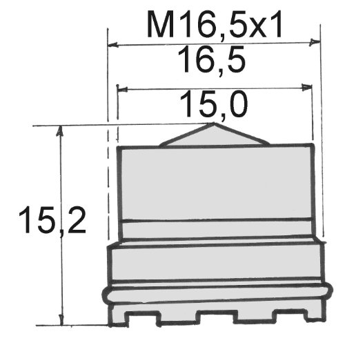CACHE HONEYCOMB TT M16,5×1 Strahlregler Mischdüse Luftsprudler - 3